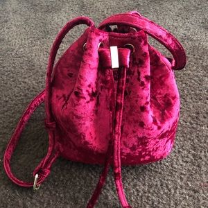 Forever 21 velvet purse